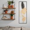 Hand-Painted Metal Wall Accessory, 32x5x90 cm | 100% Metal, Unique Design