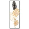Hand-Painted Metal Wall Accessory, 32x5x90 cm | 100% Metal, Unique Design