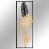 Hand-Painted Metal Wall Accessory, 32x5x90 cm | 100% Metal, Unique Design