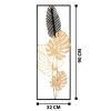 Hand-Painted Metal Wall Accessory, 32x5x90 cm | 100% Metal, Unique Design