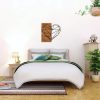 Elegant Wooden Wall Accessory, Black & Walnut, 58 cm