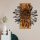 Decorative Wooden Wall Accessory, Black & Walnut, 56x58 cm