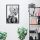 Elegant Black Metal Wall Accessory, 42 x 62 cm | Durable 1.2mm