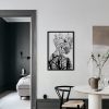 Elegant Black Metal Wall Accessory, 42 x 62 cm | Durable 1.2mm