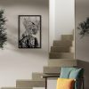Elegant Black Metal Wall Accessory, 42 x 62 cm | Durable 1.2mm