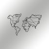 Black Metal Wall Accessory, 100 x 64 cm, 1.2mm Thick
