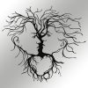 Stylish Black Metal Wall Decor, 70 x 64 cm, 100% Metal