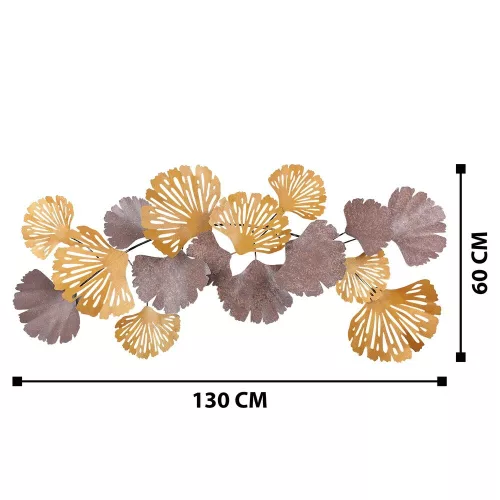 Handmade Metal Wall Accessory, 130 x 60 cm | 100% Metal, Unique Design