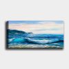 Elegant Canvas Painting, 50 x 120 cm, Wooden Frame