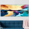 Elegant Canvas Painting, 50 x 120 cm, 100% Wood Frame