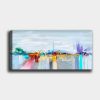 Elegant Canvas Painting, 50 x 120 cm, Wooden Frame