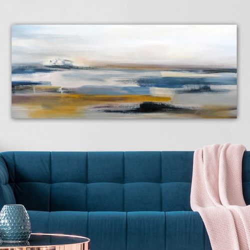 Elegant Canvas Painting, 50 x 120 cm, 100% Wood Frame
