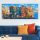 Elegant Canvas Painting, 50 x 120 cm, Wooden Frame