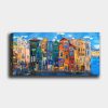 Elegant Canvas Painting, 50 x 120 cm, Wooden Frame