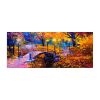 Elegant Canvas Painting, 50 x 120 cm, Wooden Frame
