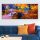 Elegant Canvas Painting, 50 x 120 cm, Wooden Frame