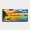 Elegant Canvas Painting, 50 x 120 cm, Wooden Frame