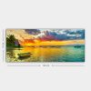 Elegant Canvas Painting, 50 x 120 cm, Wooden Frame