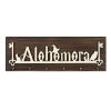 Solid Wood Key Holder, 40 x 14 x 3 cm | Durable & Stylish