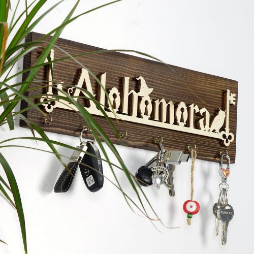 Solid Wood Key Holder, 40 x 14 x 3 cm | Durable & Stylish