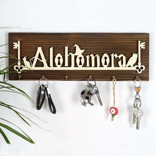 Solid Wood Key Holder, 40 x 14 x 3 cm | Durable & Stylish