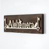 Solid Wood Key Holder, 40 x 14 x 3 cm | Durable & Stylish