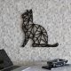 Elegant Black Wooden Wall Accessory, 46 x 48 cm | 100% MDF