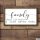 Framed MDF Painting, 25x50 cm, Brown/White/Black