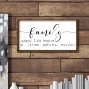 Framed MDF Painting, 25x50 cm, Brown/White/Black
