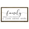 Framed MDF Painting, 25x50 cm, Brown/White/Black