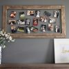 Solid Wood Photo Hanger, Brown, 100 x 60 cm | 2 cm Thick