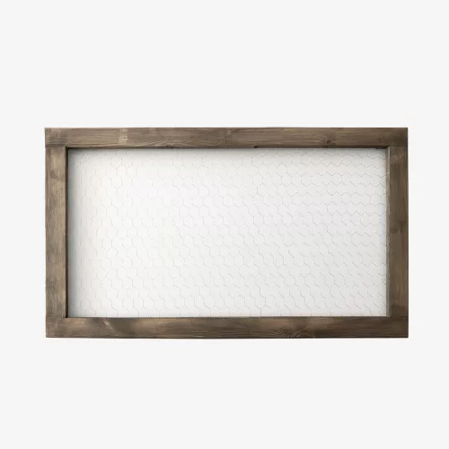 Solid Wood Photo Hanger, Brown, 100 x 60 cm | 2 cm Thick