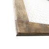 Solid Wood Photo Hanger, Brown, 100 x 60 cm | 2 cm Thick