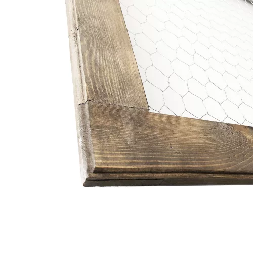 Solid Wood Photo Hanger, Brown, 100 x 60 cm | 2 cm Thick