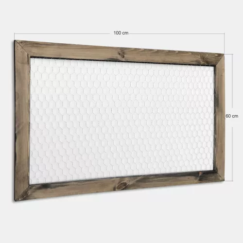 Solid Wood Photo Hanger, Brown, 100 x 60 cm | 2 cm Thick