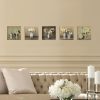 Elegant 5-Piece MDF Wall Art Set, UV Printed, 15 cm