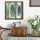 Framed MDF Painting & Tray, 34x34 cm, Pine Wood