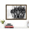 Framed MDF Painting (50x70 cm), Pine Wood Frame | UV Printed, Versatile Tray Design