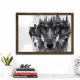 Framed MDF Painting (50x70 cm), Pine Wood Frame | UV Printed, Versatile Tray Design