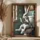 Framed MDF Decorative Painting, 35x47 cm, Spruce Frame