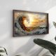 Elegant Framed MDF Painting, 60x120 cm | 100% Spruce Frame