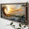 Elegant Framed MDF Painting, 60x120 cm | 100% Spruce Frame