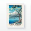 Framed Decorative Painting, 35x45 cm, Wooden Frame