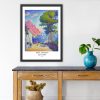 Framed Decorative Painting, 35x45 cm, Wooden Frame