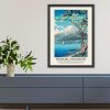Framed Decorative Painting, 35x45 cm, Wooden Frame