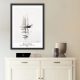 Framed Decorative Painting, 35x45 cm, Wooden Frame