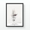 Framed Decorative Painting, 35x45 cm, Wooden Frame