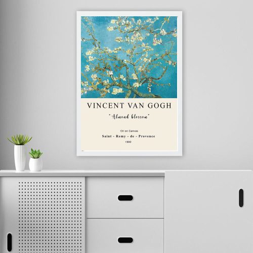Elegant Framed Painting, 55x75 cm, 100% Wooden Frame