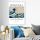 Elegant Framed Painting, 55x75 cm, 100% Wooden Frame
