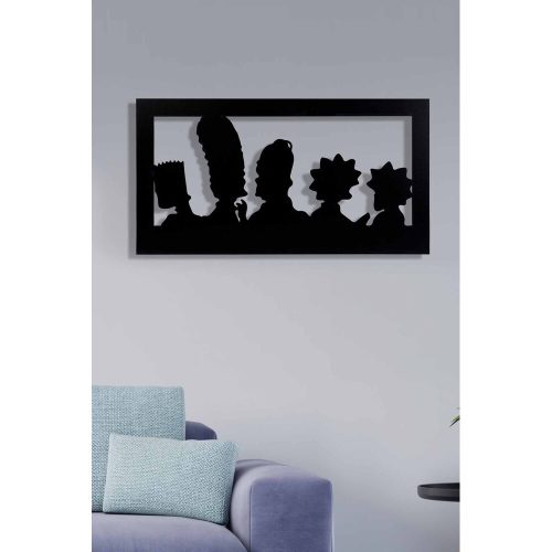 Decorative LED Lighting, 42x80 cm, Black MDF Base